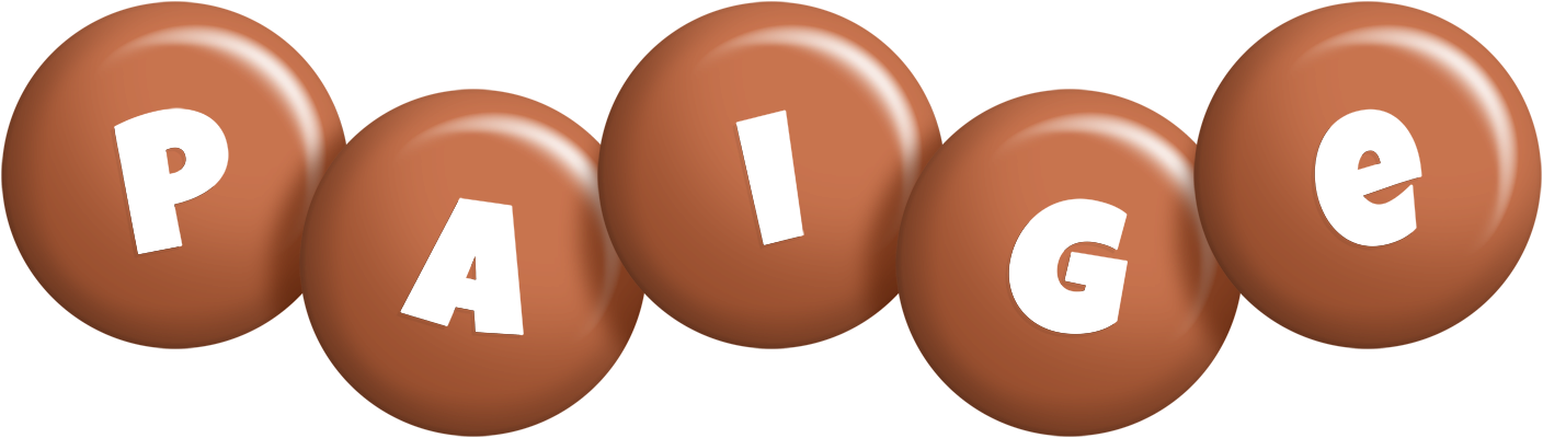 Paige candy-brown logo