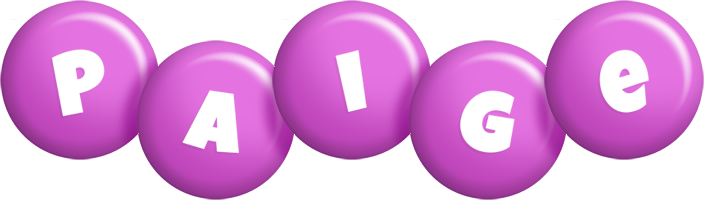Paige candy-purple logo