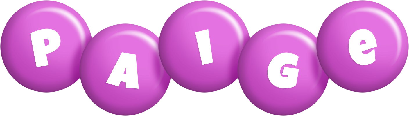 Paige candy-purple logo