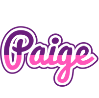 Paige cheerful logo