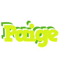 Paige citrus logo