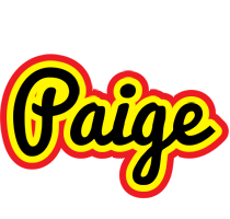 Paige flaming logo