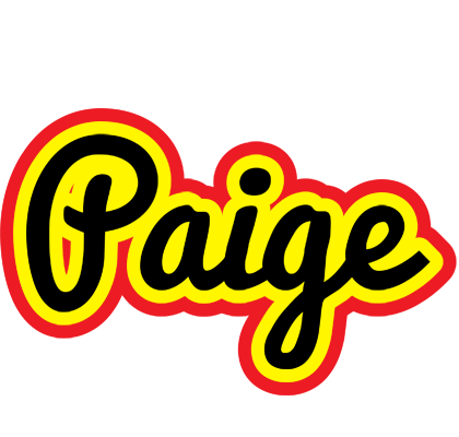 Paige flaming logo