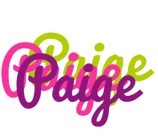 Paige flowers logo