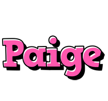 Paige girlish logo