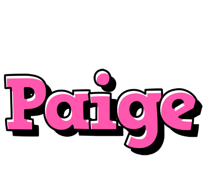 Paige girlish logo