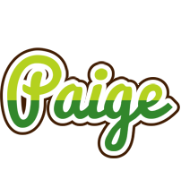 Paige golfing logo