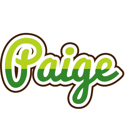 Paige golfing logo