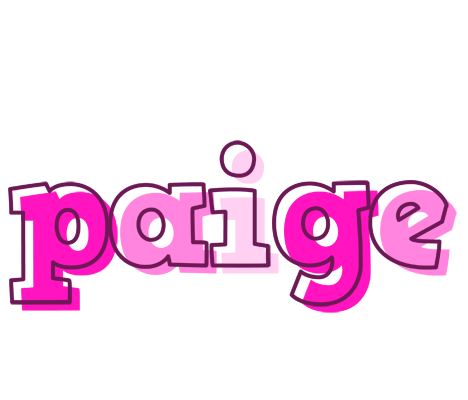 Paige hello logo