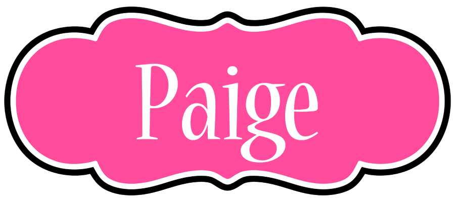 Paige invitation logo