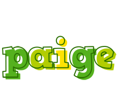 Paige juice logo