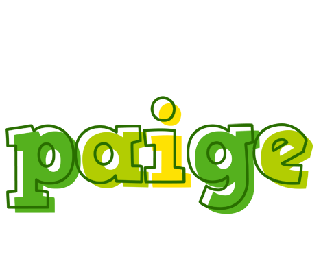 Paige juice logo