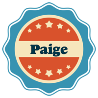 Paige labels logo