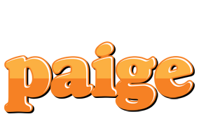 Paige orange logo