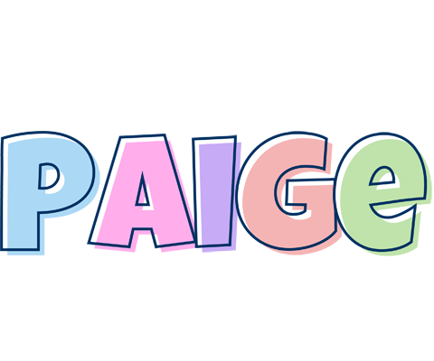 Paige pastel logo