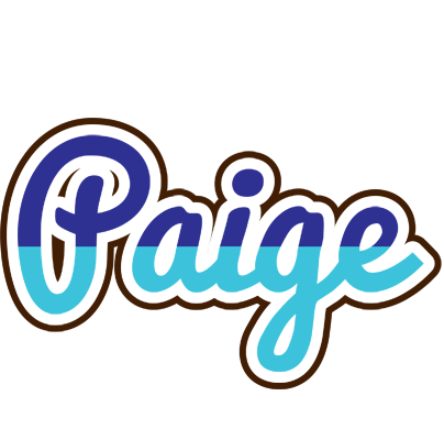 Paige raining logo