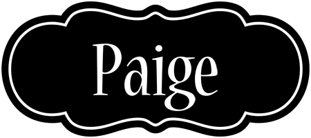 Paige welcome logo