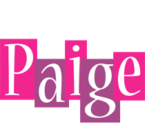 Paige whine logo