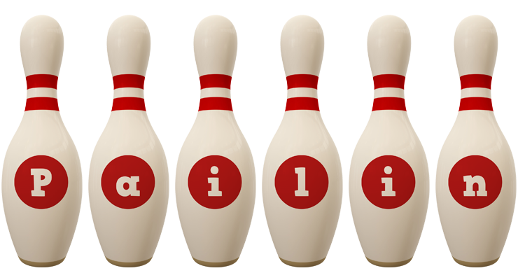 Pailin bowling-pin logo
