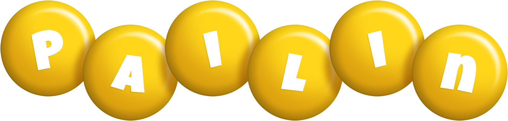 Pailin candy-yellow logo