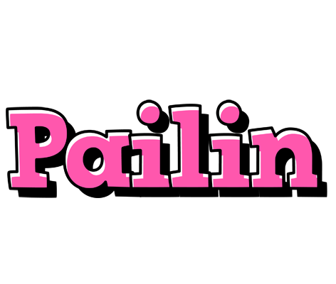 Pailin girlish logo