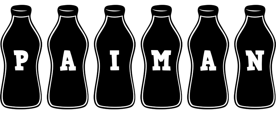 Paiman bottle logo