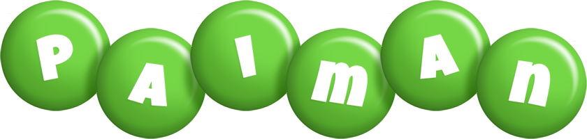 Paiman candy-green logo