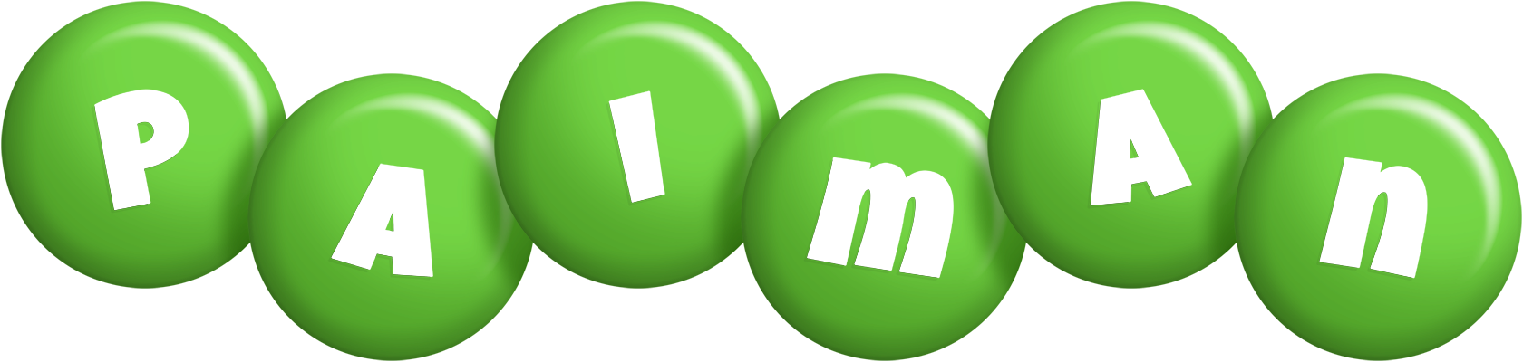 Paiman candy-green logo