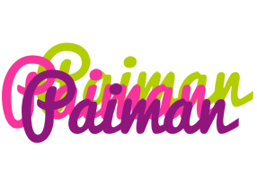 Paiman flowers logo