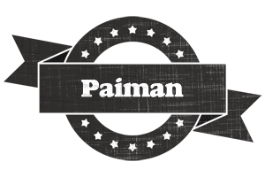 Paiman grunge logo