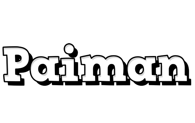Paiman snowing logo
