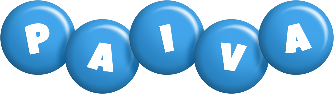 Paiva candy-blue logo