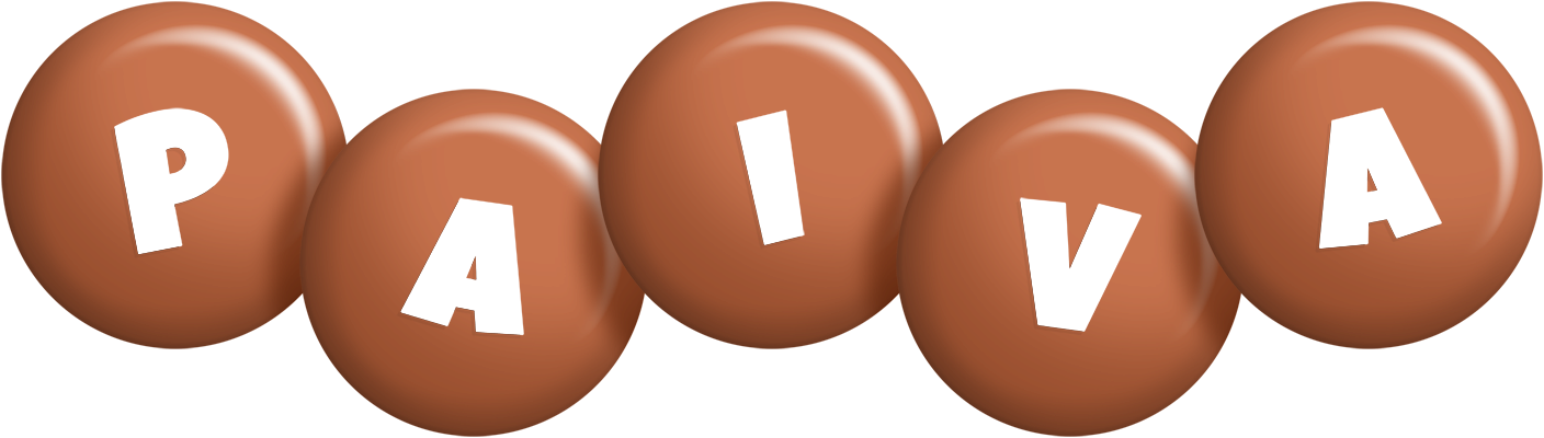 Paiva candy-brown logo