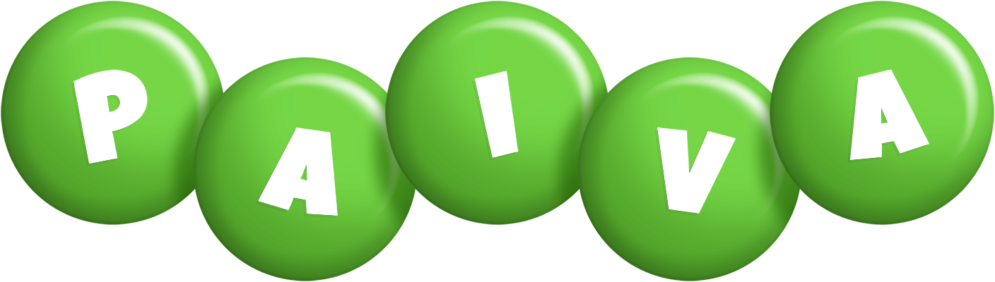 Paiva candy-green logo