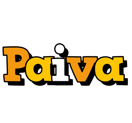 Paiva cartoon logo