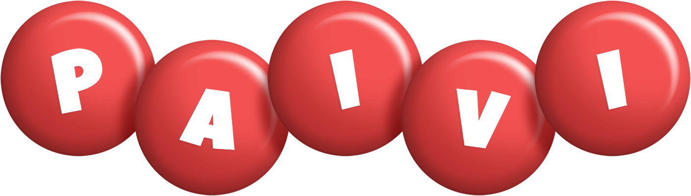 Paivi candy-red logo