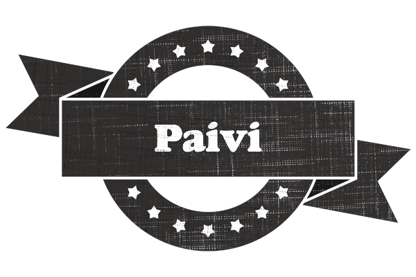 Paivi grunge logo