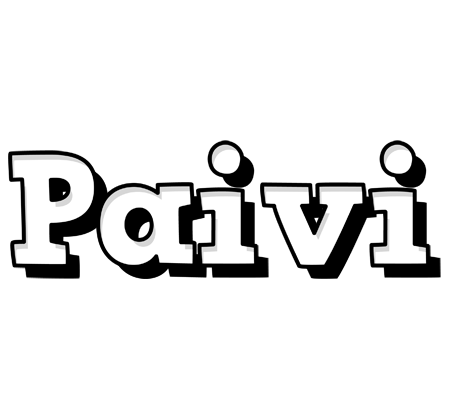 Paivi snowing logo