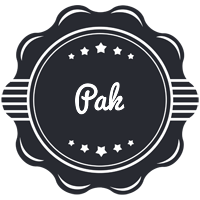 Pak badge logo