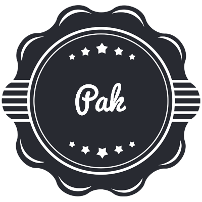 Pak badge logo