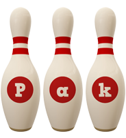 Pak bowling-pin logo