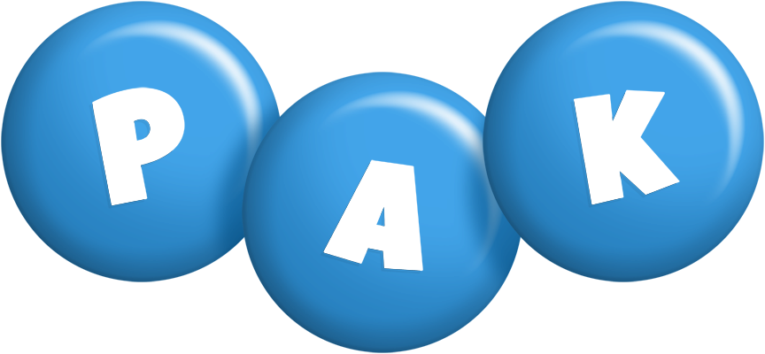 Pak candy-blue logo