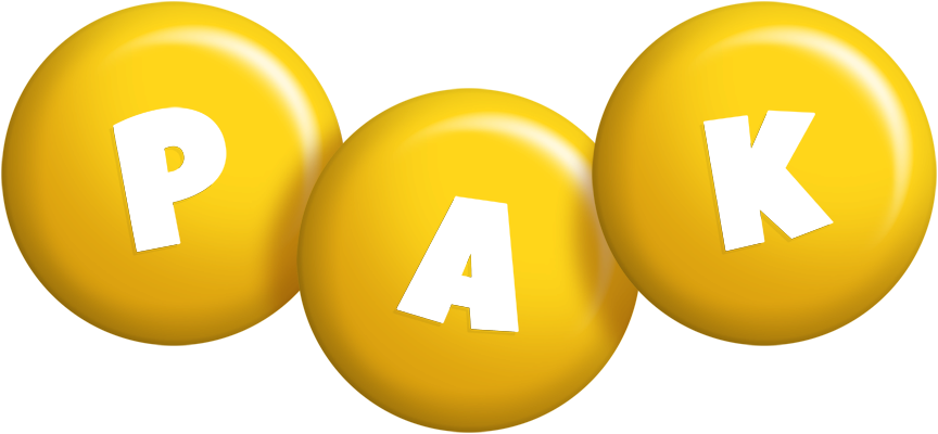 Pak candy-yellow logo