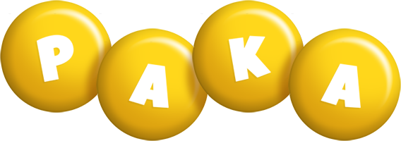 Paka candy-yellow logo