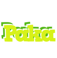 Paka citrus logo