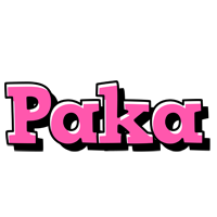 Paka girlish logo