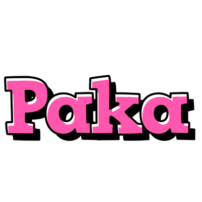 Paka girlish logo