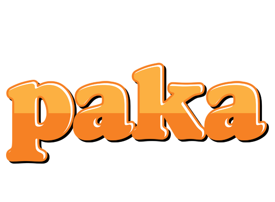 Paka orange logo