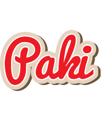 Paki chocolate logo