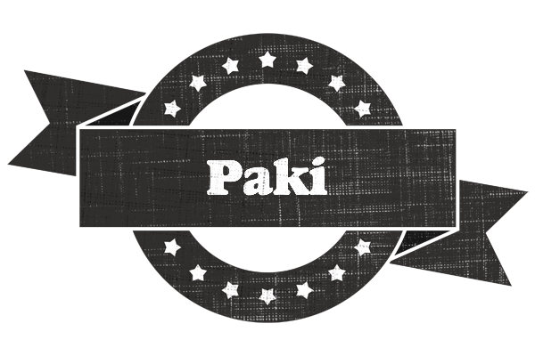 Paki grunge logo